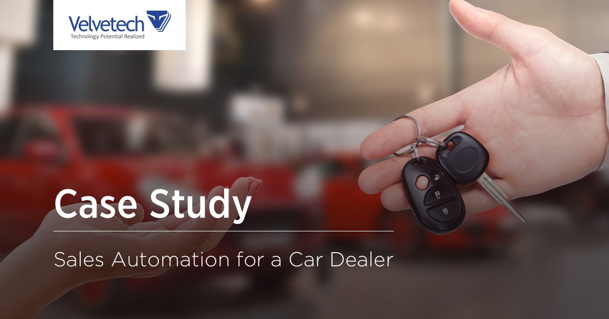 Sales Process Automation for Car Dealer Velvetech