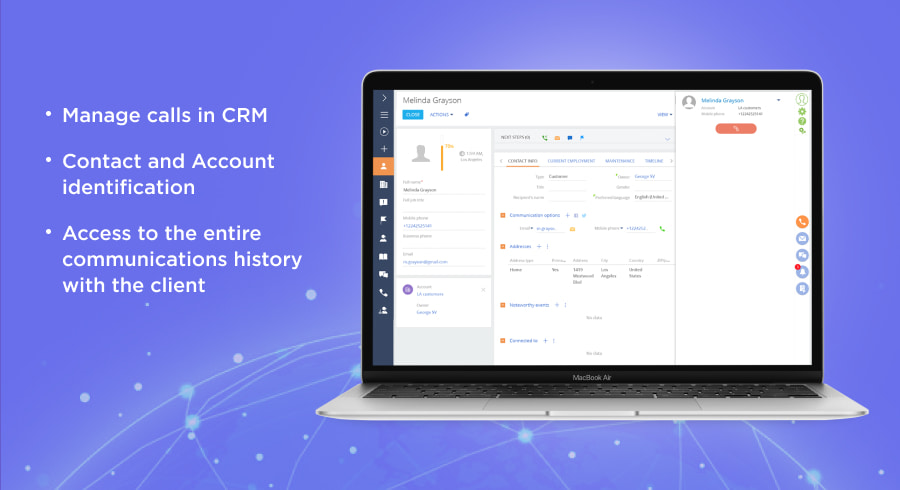 Cloud Phone System Integration with Creatio CRM